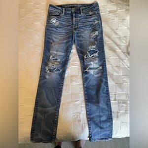 American Eagle move free slim air flex + 32x32 jeans